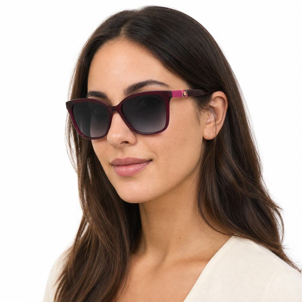 NEW Carolina Herrera HER 0273/S 0LHF9O Burgundy Sunglasses authentic